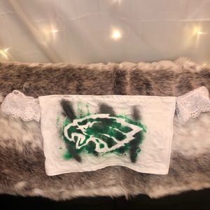 Shaw Shop Original Philadelphia Eagles Crop Top